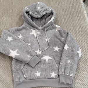 P.J. Salvage Plush Gray Hoodie - So Cozy!